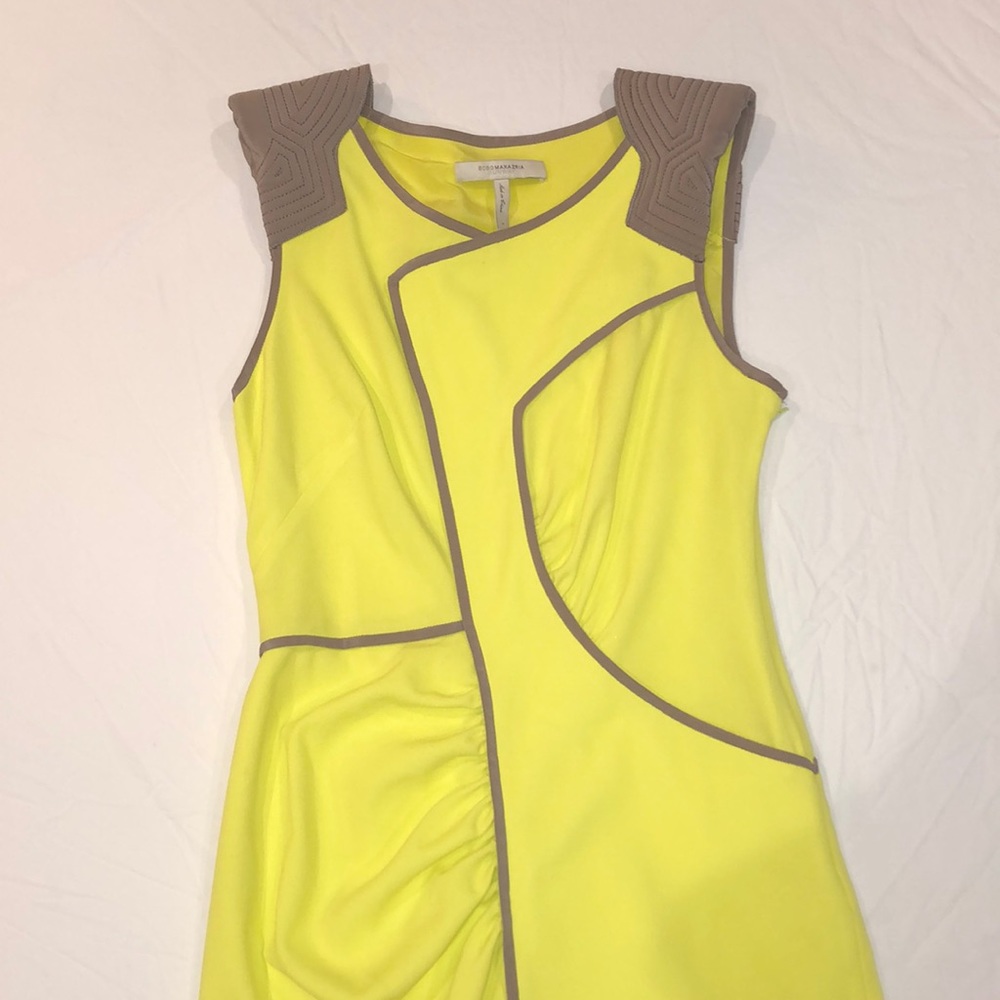BCBG RUNWAY Neon Cocktail Dress! Size 4